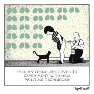 Fred & Penelope Like To Experiment Funny Fred Greeting Card Woodmansterne Cards